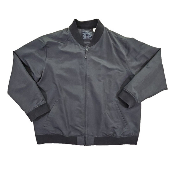 Levi's Men's Size XXXL (3XL) Lightweight Lined Bomber Jacket Black Rain Jacket - Picture 1 of 16